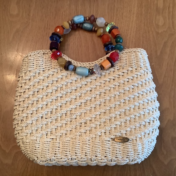 Cappelli Rattan Purse - Picture 1 of 6